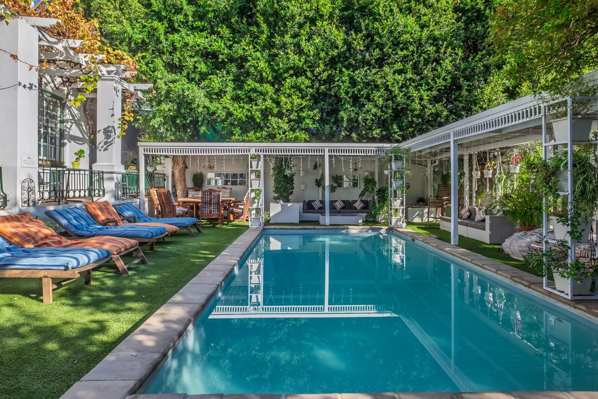 Pool area view